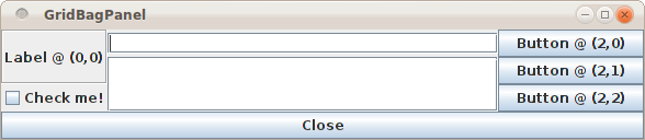 GridBagPanel